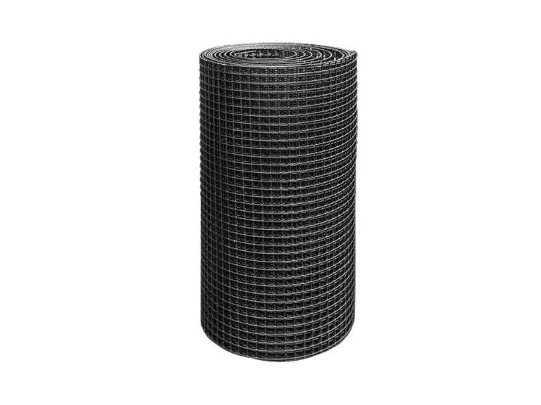 1 black vinyl coated kennel wire