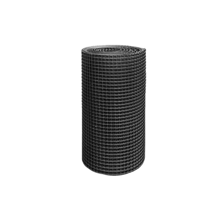 1 black vinyl coated kennel wire