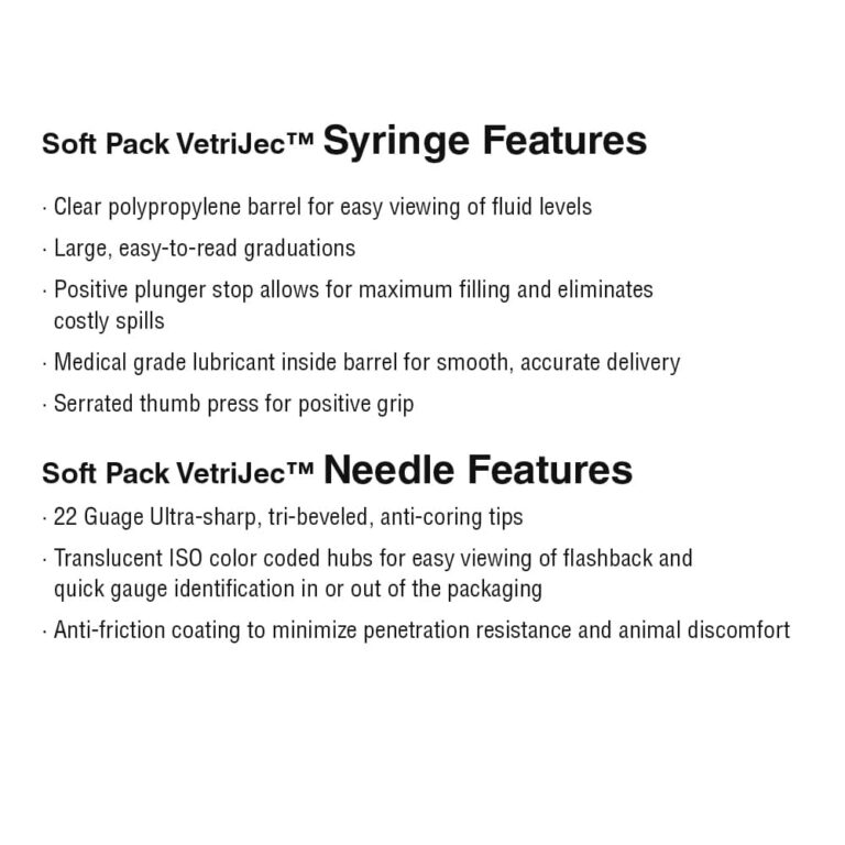 3-CC Dog Syringes