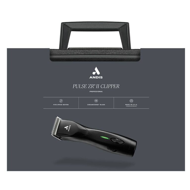 Andis Pulse ZR II Clipper with Detachable Blade-Black