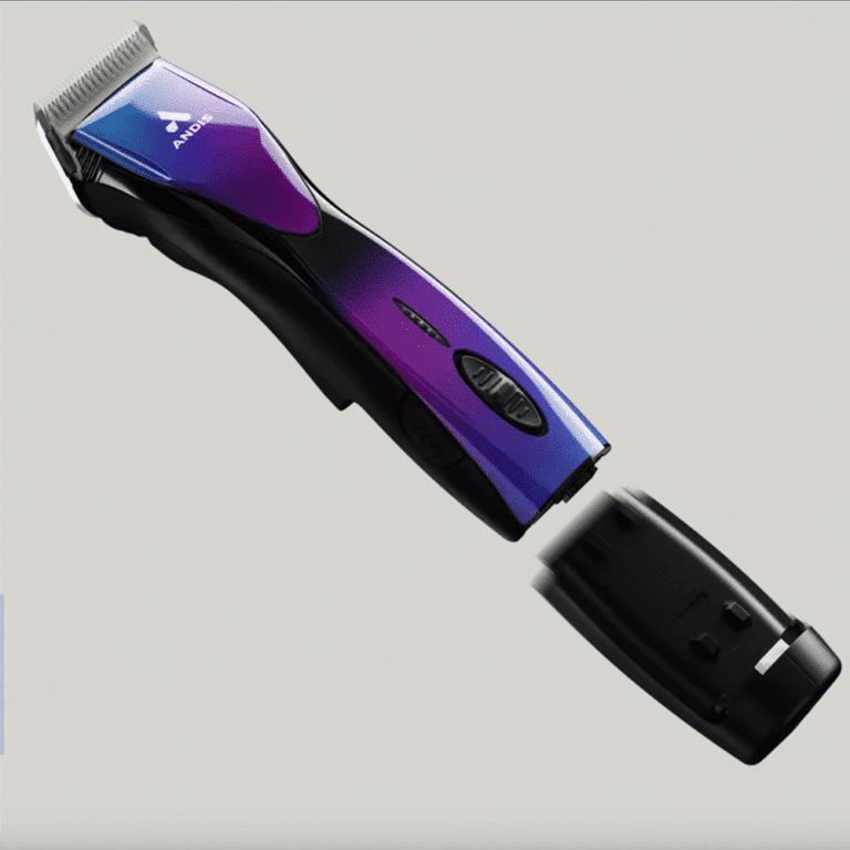 Andis PULSE ZR II Clippers with Detachable Blade- Purple Galaxy