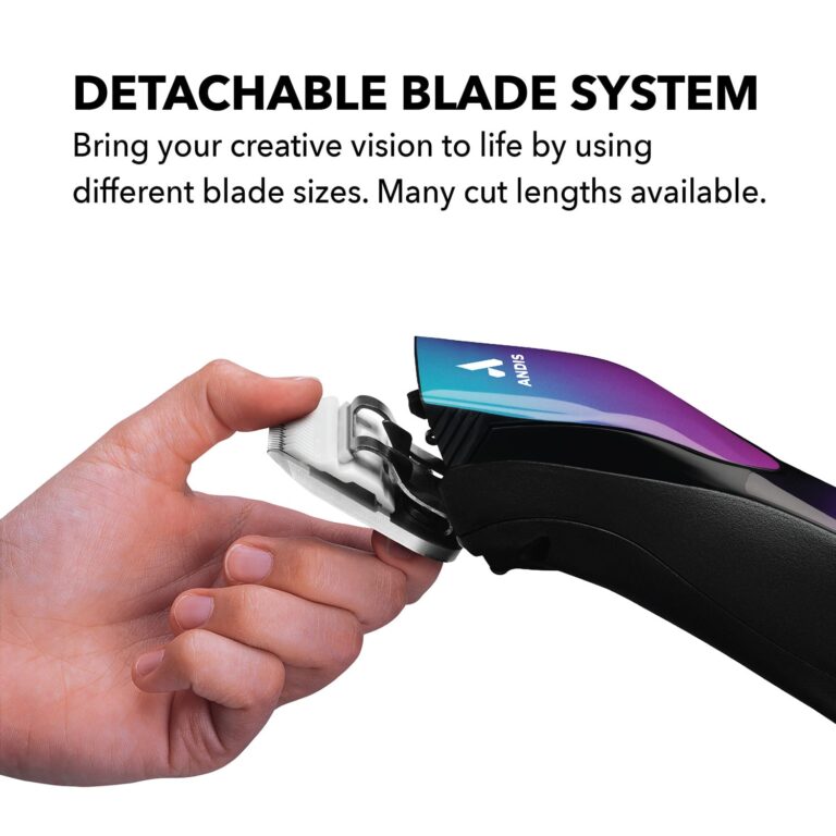 Andis PULSE ZR II Clippers with Detachable Blade- Purple Galaxy