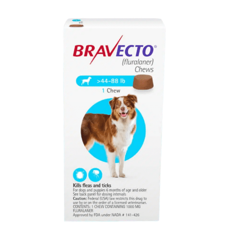 Bravecto Flea & Tick 44-88 lb chew