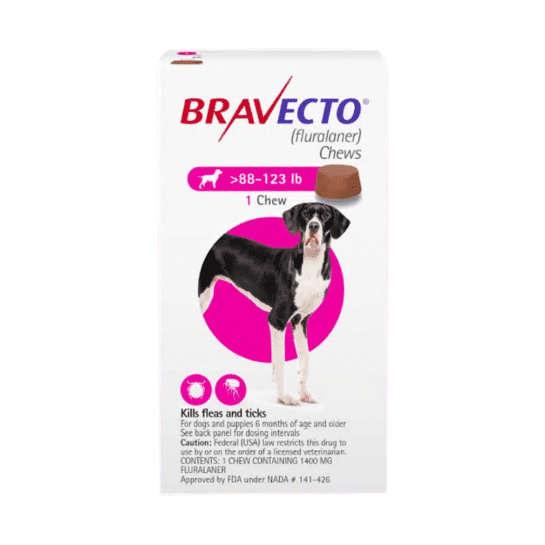 Bravecto Flea & Tick 88-123 lb chew