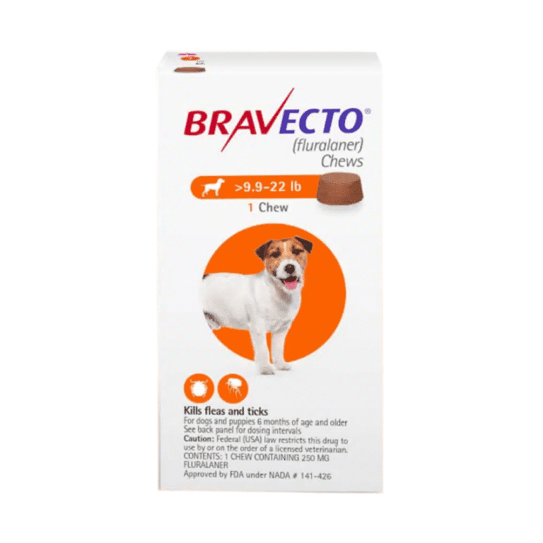 Bravecto Flea & Tick 9.9-22 lb chew