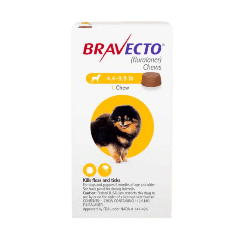 Bravecto Flea & Tick 4.4-9.9 lb chew