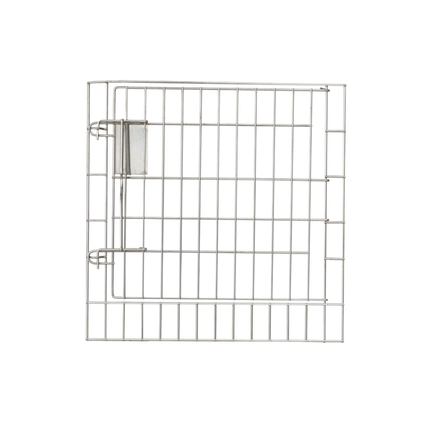 LULULION 4Pcs White Plastic Birdcage Door Replacement With Spring For Secure Bird Cage Accessory