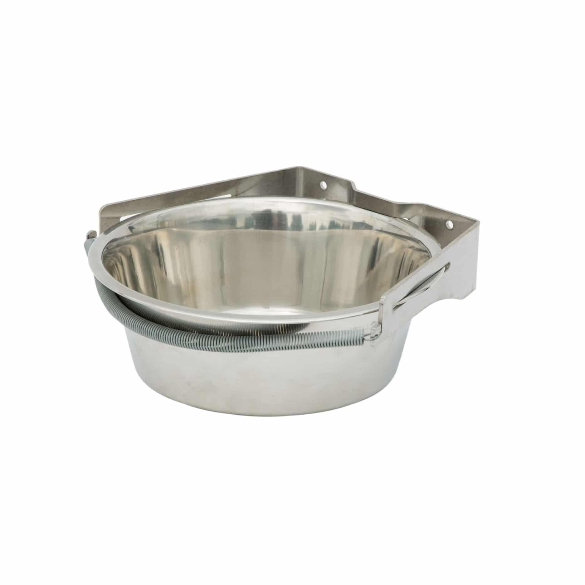 Steel Wall Mounted Dog Bowl Backyard Pet Supplies
