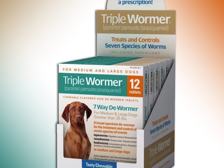 Durvet Triple Wormer for Medium to Large Dogs- 25 lb+