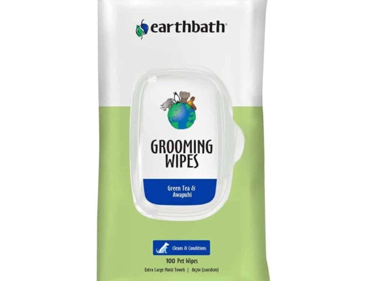 Earthbath Grooming Wipes-Green Tea/Awapuhi