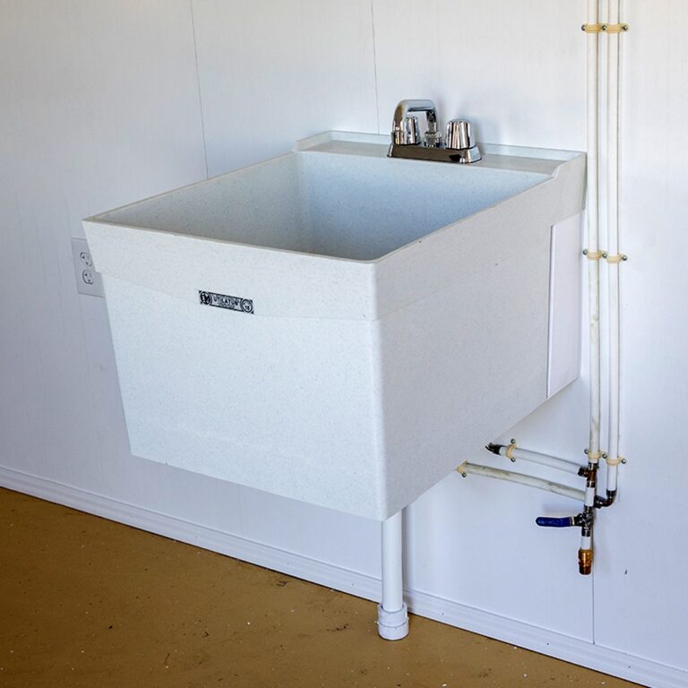 Fiberglass sink