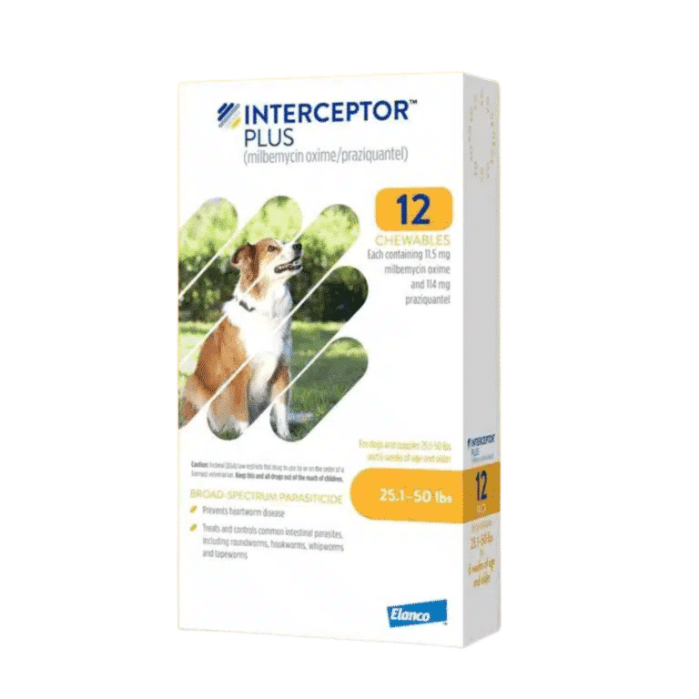 Interceptor Dewormer 25.1-50 lb box