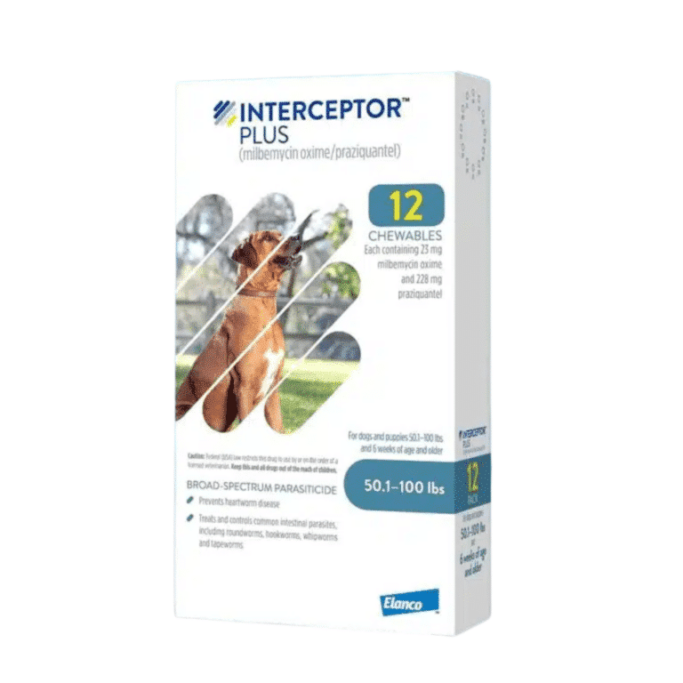 Interceptor Dewormer 50.1-100 lb box
