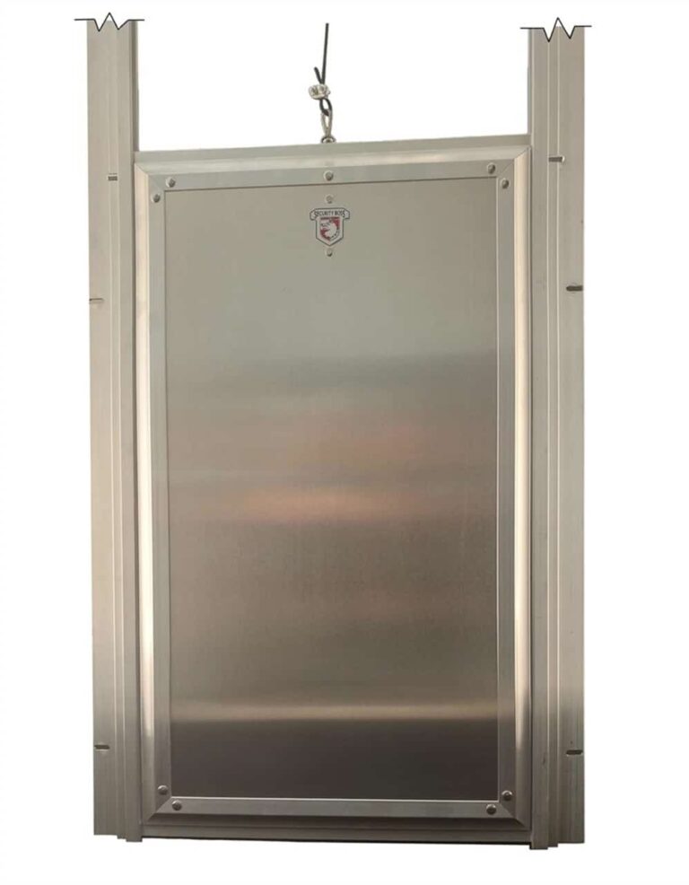 Dual Auto Locking Guillotine Door