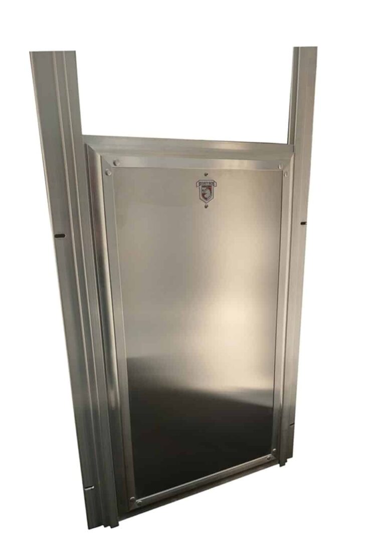 Dual Auto Locking Guillotine Door