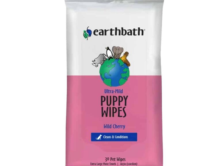 Earthbath Ultra-Mild Puppy Wipes- Wild Cherry