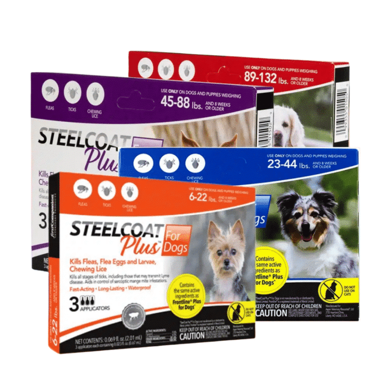 Steelcoat Plus product line boxes