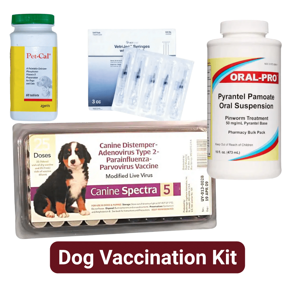 Complete Dog Vaccination Kit | Backyard Pet Supplies