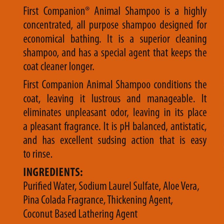 First Companion Animal Shampoo - Pina Colada