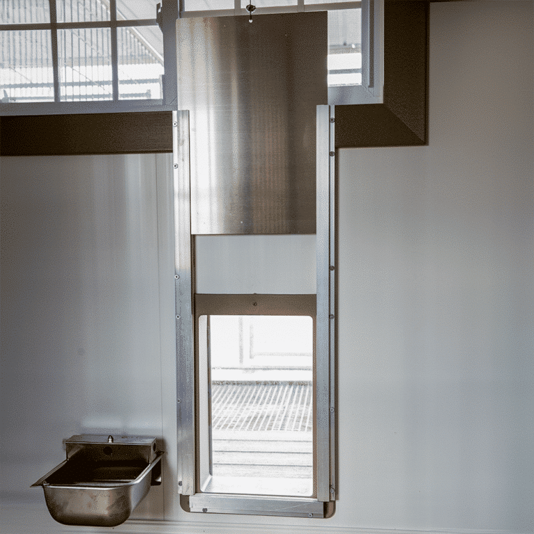 Guillotine Dog Door