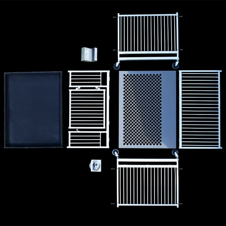 Aluminum Weaning Cages